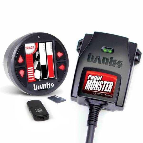 Banks Power - PedalMonster, Throttle Sensitivity Booster with iDash DataMonster for many Cadillac, Chevy/GMC, Chrysler, Dodge, Jeep, Nissan