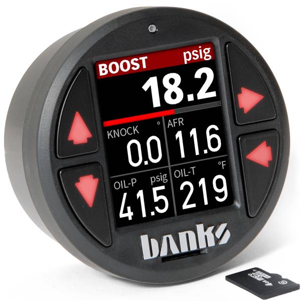 Banks Power - iDash 1.8 DataMonster for use with OBDII CAN bus vehicles Expansion Gauge Banks Power