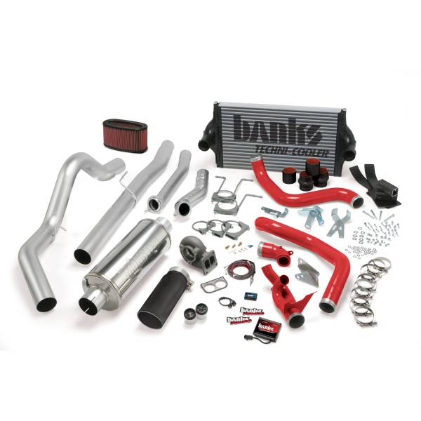 Banks Power - PowerPack Bundle Complete Power System W/OttoMind Engine Calibration Module Black Tail Pipe 94-97 Ford 7.3L CCLB Automatic Transmission Banks Power