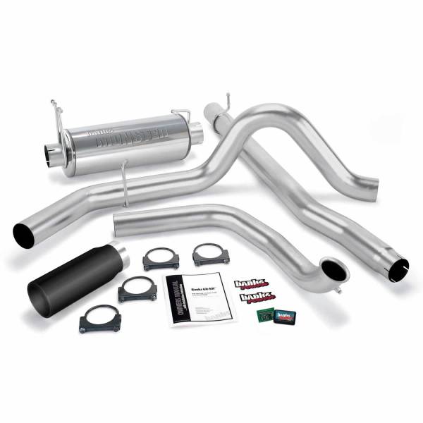 Banks Power - Git-Kit Bundle Power System W/Single Exit Exhaust Black Tip 99-03 Ford 7.3L without Catalytic Converter Banks Power