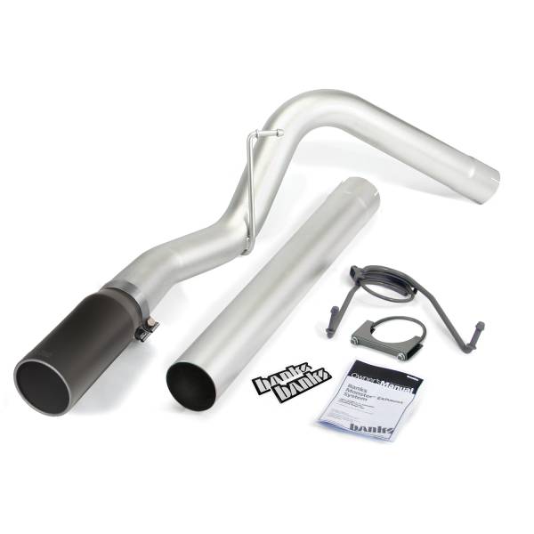 Banks Power - Monster Exhaust System Single Exit Black Tip 14-18 Ram 6.7L CCSB Banks Power