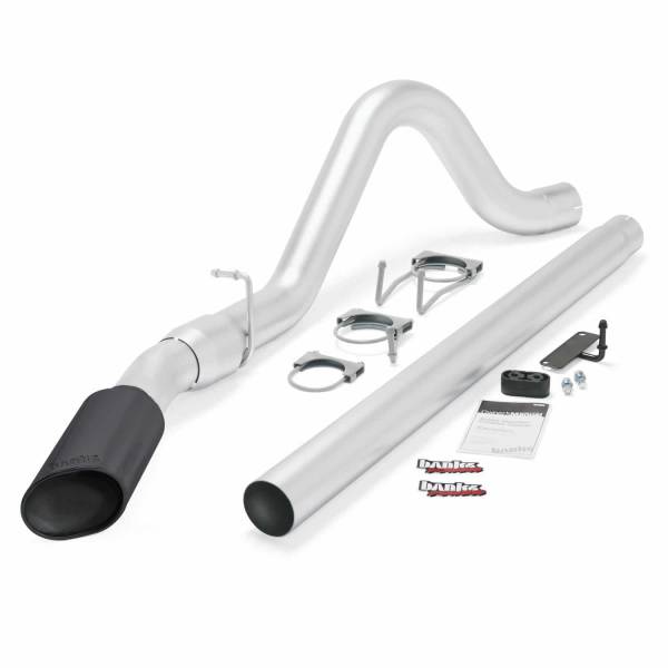 Banks Power - Monster Exhaust System Single Exit Black Tip 08-10 Ford 6.4 ECSB-CCSB Banks Power