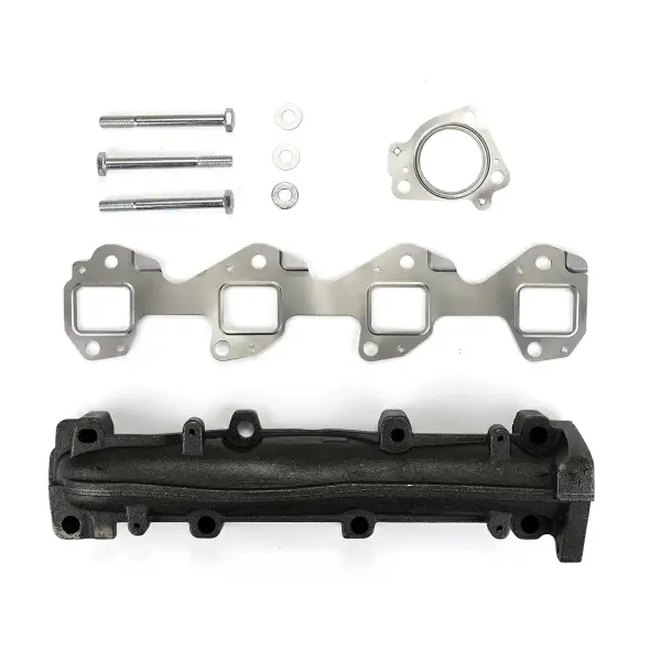 Spoologic - SPOOLOGIC Driver Side Exhaust Manifold Upgrade NO PINCH For 01-15 GMC Chevrolet Duramax