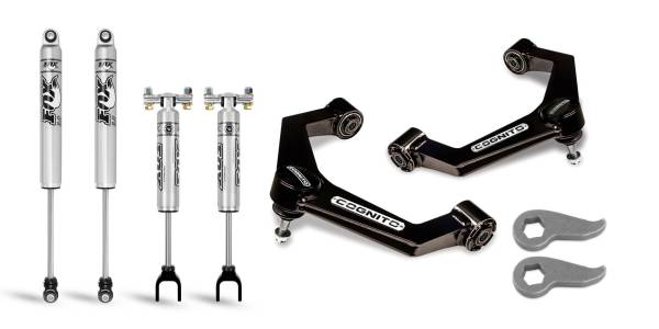 Cognito Motorsports - Cognito 3-Inch Performance Leveling Kit With Fox PS 2.0 IFP Shocks for 20-22 Silverado/Sierra 2500/3500 2WD/4WD