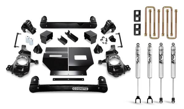 Cognito Motorsports - Cognito 4-Inch Standard Lift Kit with Fox PS 2.0 IFP for 20-22 Silverado/Sierra 2500/3500 2WD/4WD