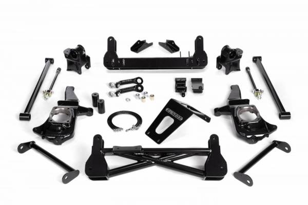 Cognito Motorsports - Cognito 7-9 Inch Non-Torsion Bar Drop Front Suspension Lift Kit For 11-12 Silverado/Sierra 2500HD/3500HD 2WD Non-Stabilitrak