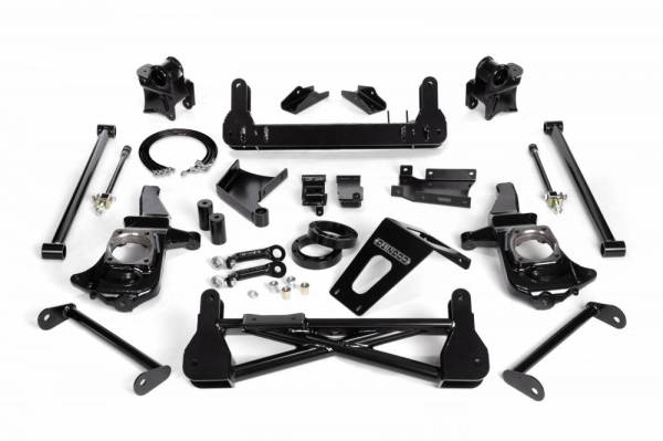 Cognito Motorsports - Cognito 7-9 Inch Non-Torsion Bar Drop Front Suspension Lift Kit For 11-19 Silverado/Sierra 2500HD/3500HD 4WD Non-Stabilitrak