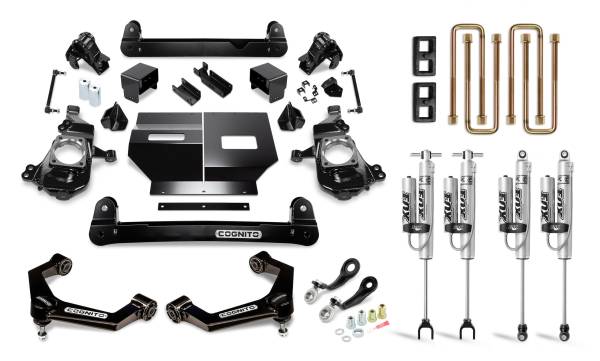 Cognito Motorsports - Cognito 4-Inch Performance Lift Kit with Fox PS 2.0 IFP Shocks for 20-22 Silverado/Sierra 2500/3500 2WD/4WD