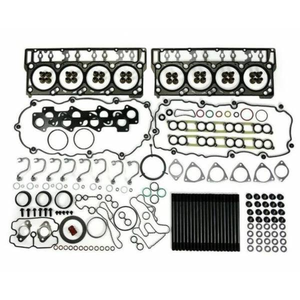 TrackTech Fasteners - TrackTech Complete Top End Cylinder Head Gasket / Studs Service Kit for 08-10 6.4L Powerstroke