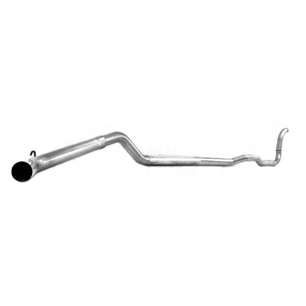 MBRP Exhaust - MBRP Exhaust 4" Turbo Back, Single Side (4WD only), no Muffler, AL