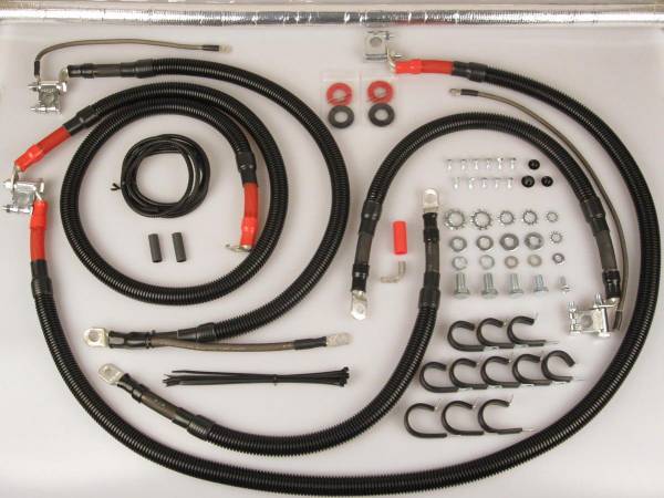 Norcal Diesel Performance Parts - Battery Cable Kit (2/0 AWG) for 2003 - 2007 Ford F-250/350 6.0L PowerStroke