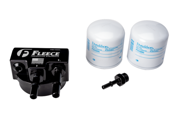 Fleece Performance - Fleece Performance Engine Mounted Filter Assembly for 2011-2024 6.7L Ford Powerstroke