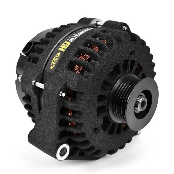 XDP Xtreme Diesel Performance - Wrinkle Black HD High Output Alternator 2007.5-2010 GM 6.6L Duramax LMM XD351 XDP