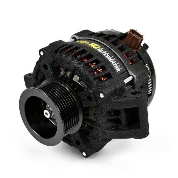 XDP Xtreme Diesel Performance - Wrinkle Black HD High Output Alternator 2008-2010 Ford 6.4L Powerstroke XD353 XDP