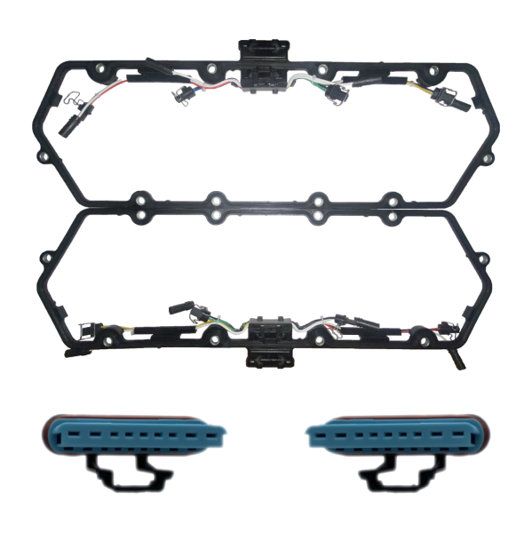 Norcal Diesel Performance Parts - Integrated Valve Cover Gasket & Harness Assembly for 1999 - 2003 Ford with 7.3L Powerstroke