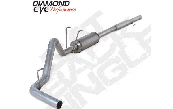 Diamond Eye Performance - Cat Back Exhaust System 06-08 Dodge RAM 1500 5.7L Hemi 3 Inch Cat Back Single Pass With Muffler Aluminized Diamond Eye