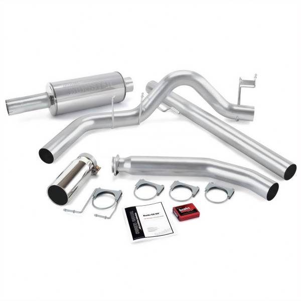 Banks Power - Git-Kit Bundle Power System W/Single Exit Exhaust Chrome Tip 02 Dodge 5.9L Standard Cab Banks Power