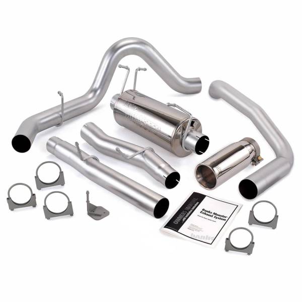 Banks Power - Monster Exhaust System Single Exit Chrome Round Tip 03-07 Ford 6.0L Excursion Banks Power