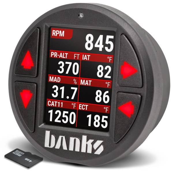 Banks Power - iDash Data Pro for use with OBDII CAN bus vehicles Expansion Gauge Banks Power
