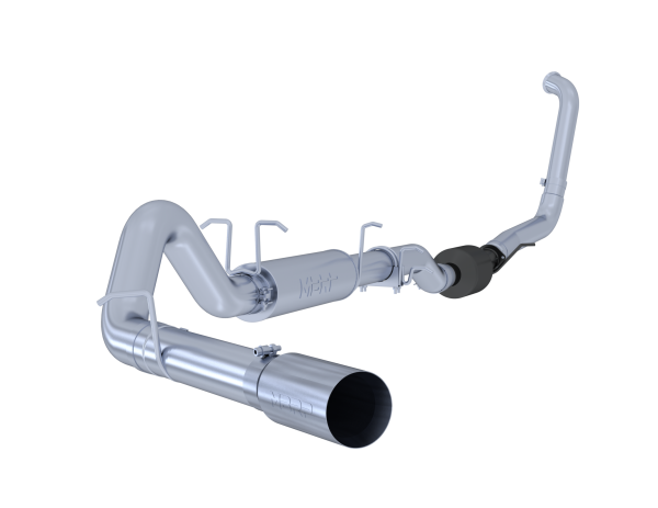 MBRP Exhaust - 4 Inch Turbo Back Single Side Exit T304 Stainless Steel For 03-07 Ford F-250/350 6.0L Extended Cab/Crew Cab MBRP