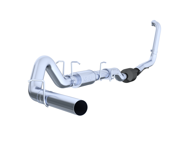 MBRP Exhaust - 4 Inch Turbo Back Single Side Exit Inch For 03-07 Ford F-250/350 6.0L, Extended Cab/Crew Cab MBRP
