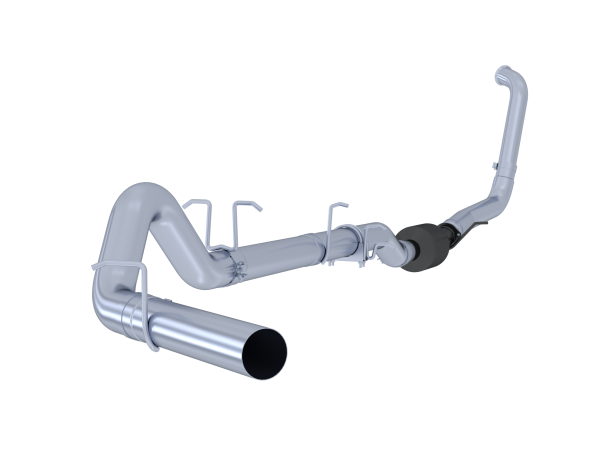 MBRP Exhaust - 4 Turbo Back Single Side Exit No Muffler Inch For 03-07 Ford F-250/350 6.0L, Extended Cab/Crew Cab MBRP