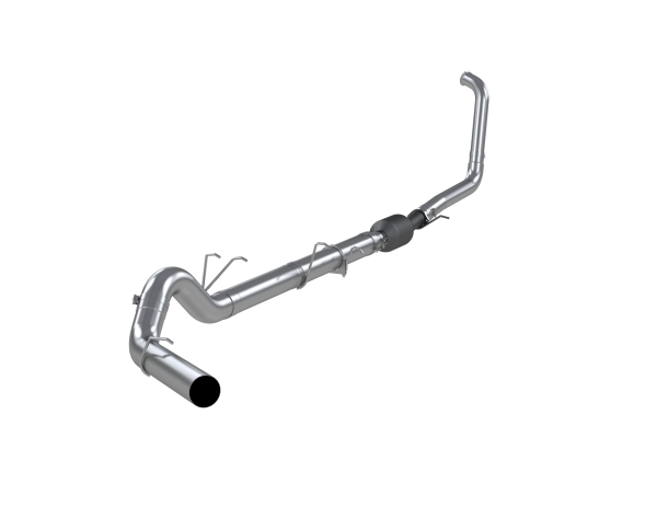 MBRP Exhaust - 5 Inch Turbo Back Single Side Exit No Muffler T409 Stainless Steel For 03-07 Ford F-250/350 6.0L, MBRP