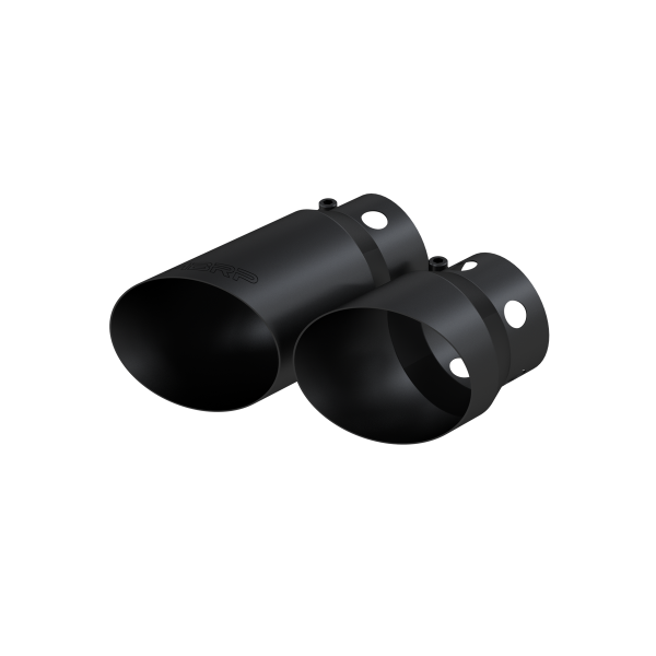MBRP Exhaust - 08-Up Ford 6.4L, 6.7L Powerstroke Black-Coated Tip 4 Inch ID 5 Inch Outlet Tip Cover Set 6.75 Inch 9.75 Inch Length MBRP