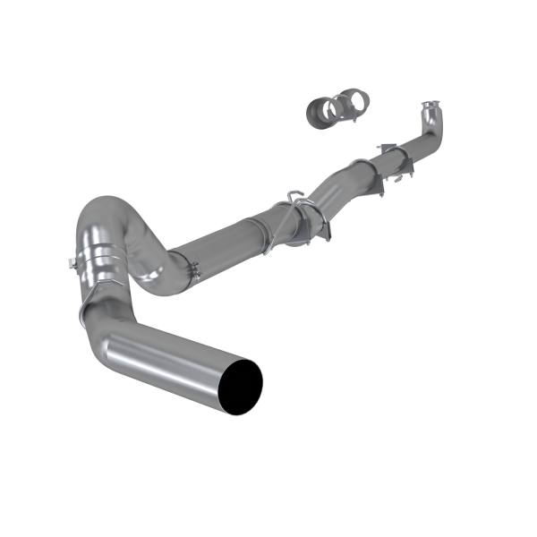 MBRP Exhaust - 5 Inch Single Side 409 -No Muffler For 01-07 Silverado/Sierra 2500/3500 Duramax Classic Extended/Crew Cab MBRP