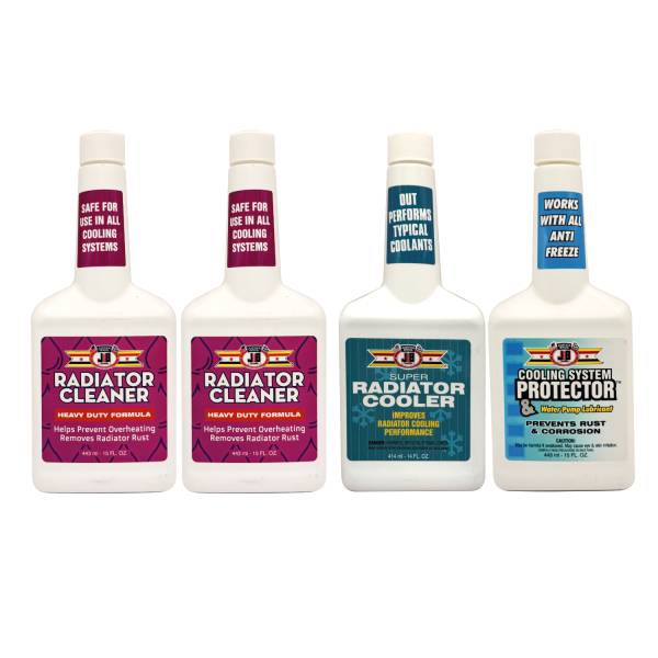 Justice Brothers - Justice Brothers Heavy Duty Cooling System Service Kit – Ultimate Flush & Protect