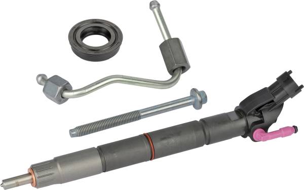 Alliant Power - Reman Fuel Injector with Hold Down Bolt and Line Cylinders 1, 2, 7, 8 Ford 6.7L 2020-2022