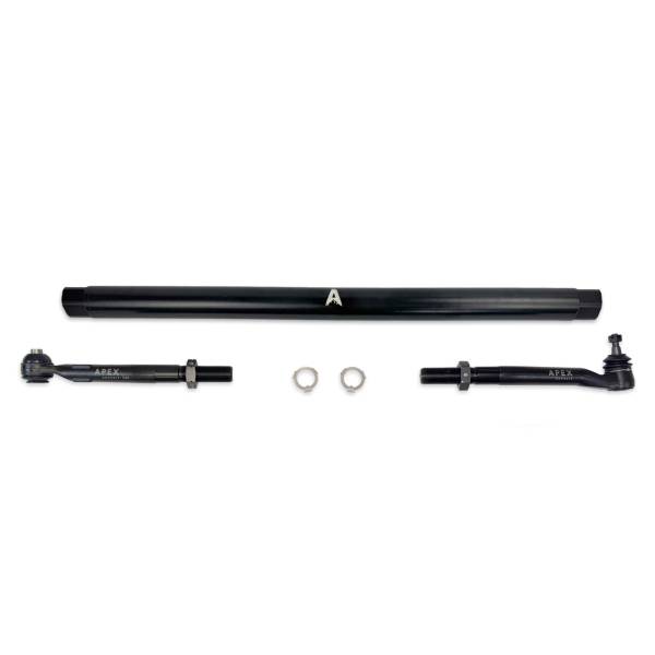 Apex Chassis - Heavy Duty ProLock Black Aluminum Tie Rod Assembly Fits: 05-25 F250/F350 Super Duty Apex Chassis
