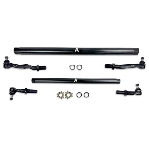 Apex Chassis - Heavy Duty ProLock DOM Steel Tie Rod and Drag Link Assembly Fits: 03-13 RAM 2500/3500 Apex Chassis