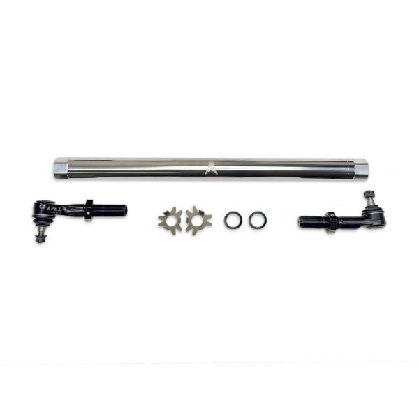 Apex Chassis - Heavy Duty Polished Aluminum Drag Link Assembly Fits: 03-13 RAM 2500/3500 Apex Chassis