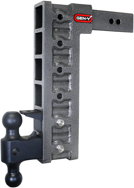 Gen Y Hitch - Mega Duty 2.5 Inch Shank 15 Inch Drop 3K TW 21K Hitch & GH-061 Dual-Ball & GH-062 Pintle Lock & GH-0101 Stabilizer Kit Gen Y Hitch