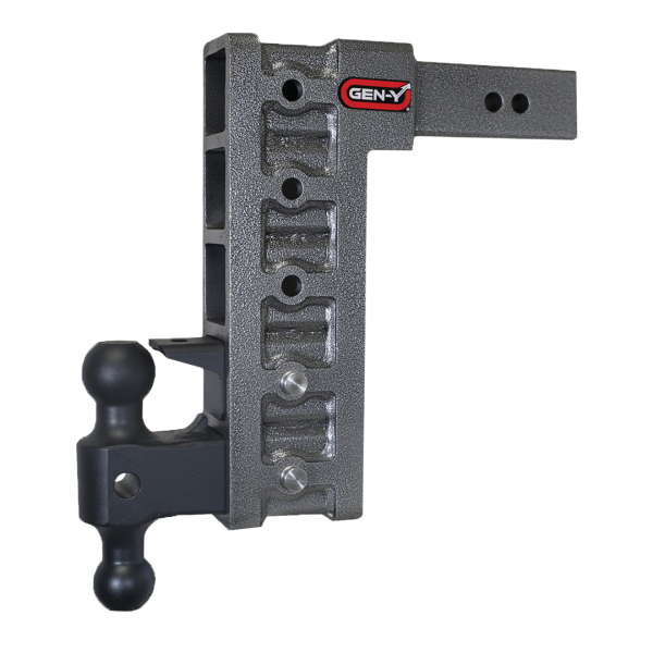 Gen Y Hitch - Mega Duty 2.5 Inch Shank 12 Inch Drop 3K TW 21K Hitch & GH-061 Dual-Ball & GH-062 Pintle Lock Gen Y Hitch