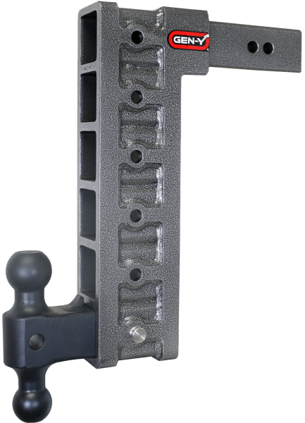 Gen Y Hitch - Mega Duty 2.5 Inch Shank 15 Inch Drop 3K TW 21K Hitch & GH-061 Dual-Ball & GH-0101 Stabilizer Kit Gen Y Hitch