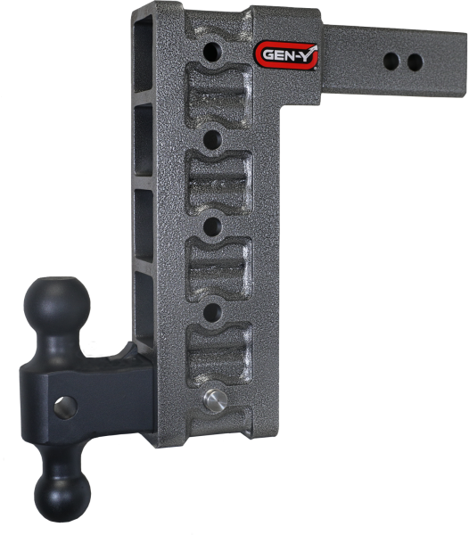 Gen Y Hitch - Mega Duty 2.5 Inch Shank 12 Inch Drop 3K TW 21K Hitch & GH-061 Dual-Ball Gen Y Hitch
