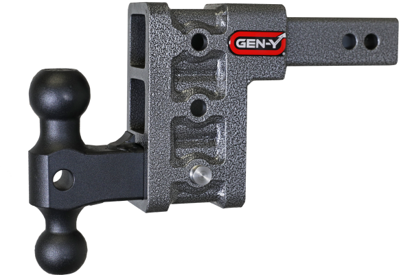 Gen Y Hitch - Mega Duty 2 Inch Shank 5 Inch Drop 2K TW 16K Hitch & GH-051 Dual-Ball Gen Y Hitch