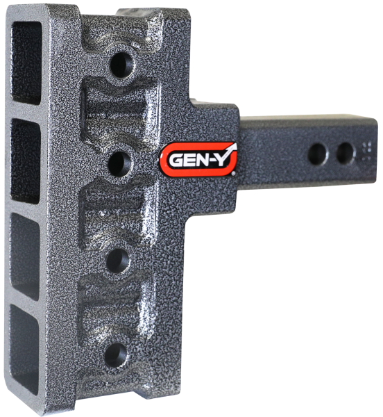 Gen Y Hitch - Mega Duty 2 Inch Offset Shank 2.5 Rise, 5 Inch Drop 2K TW 16K Hitch Only Gen Y Hitch