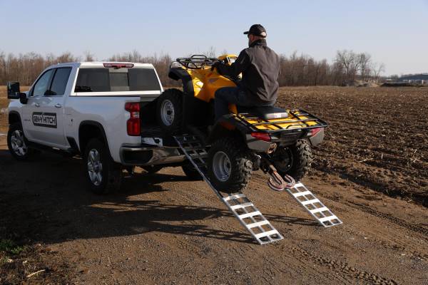 Gen Y Hitch - 1 Pair 78 Inch Aluminum Lightweight Ramps 78 Inch x 12 Inch 600 LBS Capacity Per Ramp Gen Y Hitch