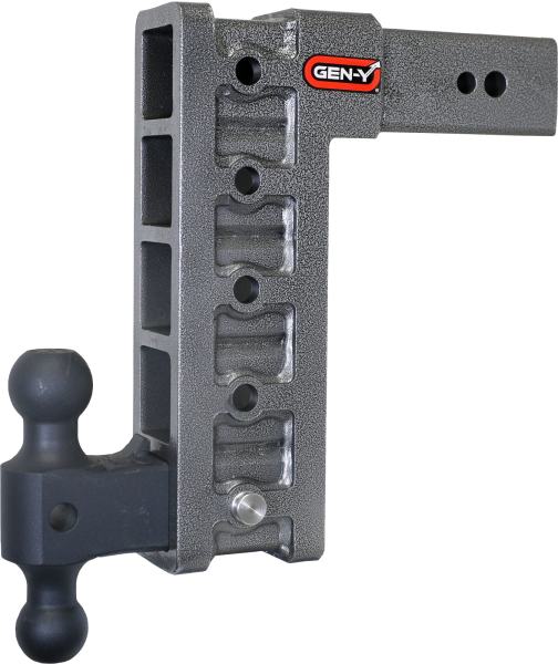 Gen Y Hitch - Mega Duty 3 Inch Shank 12 Inch Drop 3.5K TW 32K Hitch & GH-0161 Dual-Ball Gen Y Hitch