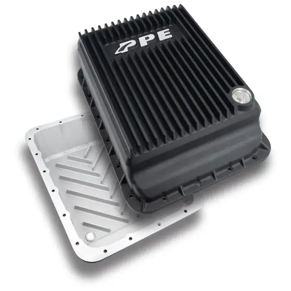 PPE Diesel - 2013-2024 RAM 2500/3500 6.7L Cummins Aisin AS69RC Heavy-Duty Cast Aluminum Transmission Pan - Black Color