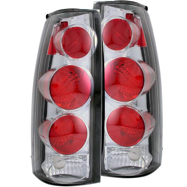 ANZO USA - Tail Light Set Smoke Lens 3D Style Pair Chevy/GMC/Cadillac Trucks/SUVs 1988-2000 ANZO USA