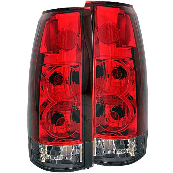 ANZO USA - Tail Light Set Red/Smoke Lens G2 Pair Chevy/GMC/Cadillac Trucks/SUVs 1988-2000 ANZO USA