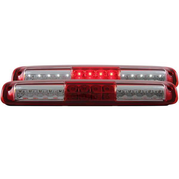 ANZO USA - Center High Mount Stop Light LED Red/Clear Lens Fits Classic Body Style Only Silverado/Sierra 1500 1999-2007, Silverado/Sierra 1500 HD/2500 HD/Sierra 2500 HD/3500/Sierra 3500 2001-2007, 2500/Sierra 2500 1999-2004 ANZO USA