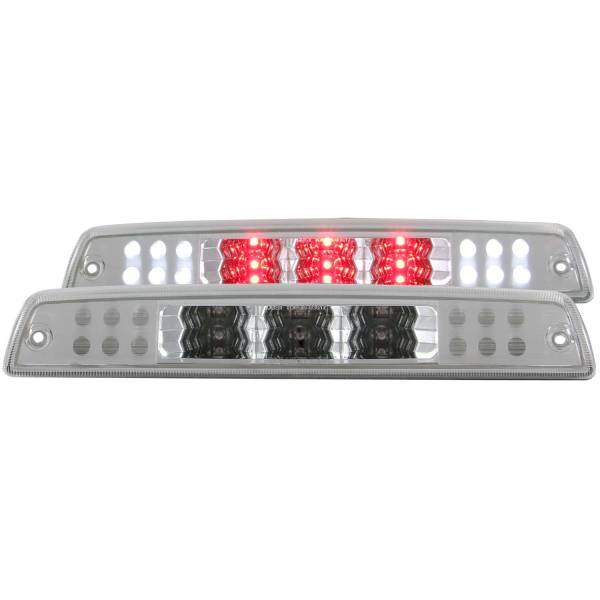 ANZO USA - Center High Mount Stop Light LED Clear Lens Chrome Housing B-Series Dodge Ram 1500 1994-2001, 2500/3500 1994-2002 ANZO USA