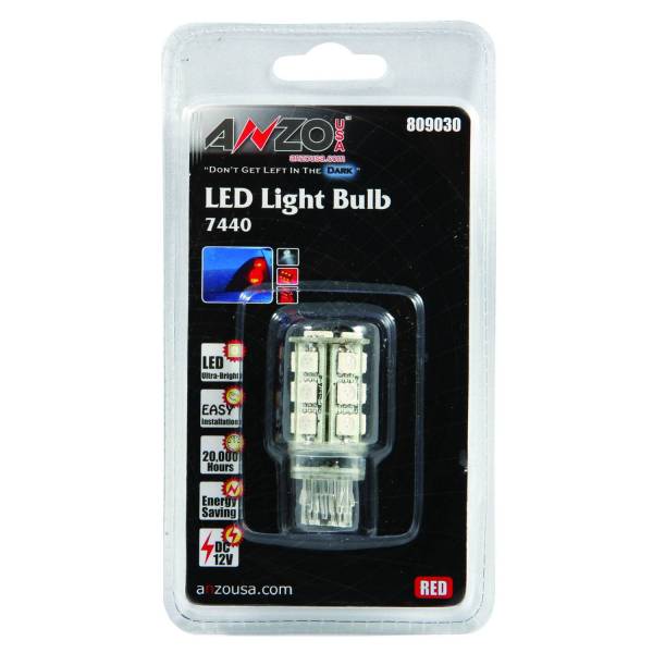 ANZO USA - Tail Light Bulb LED 7443/7440 Red ANZO USA