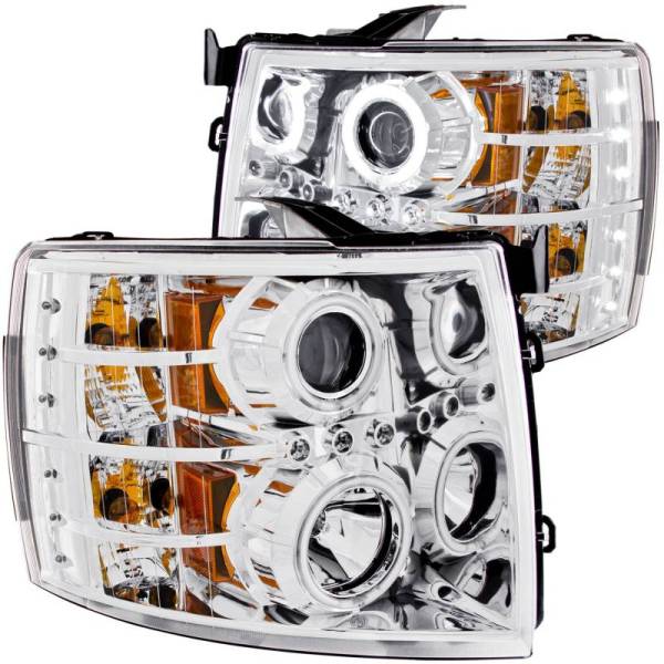 ANZO USA - ANZO USA Projector Headlight Set w/Halo 111086