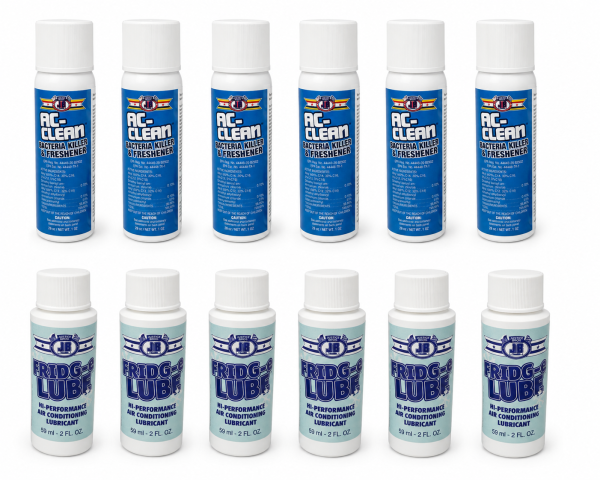 Justice Brothers - Justice Brothers AC-Clean w/ Fridge-E Lube 6 Pack